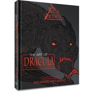 New! The Art of Dracula of Transylvania by Ricardo Delgado Hardcover Book *Flaw